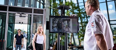 Kontaktlose Fiebermessung von Knebl Security