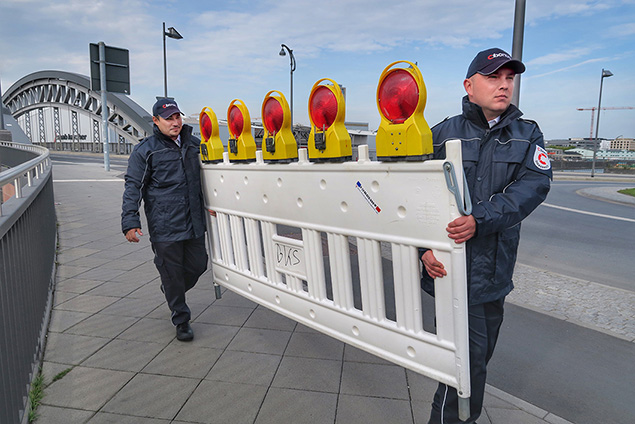 Baustellenbewachung von Knebl Security